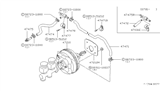 Diagram for Nissan 200SX Brake Booster Vacuum Hose - 47471-N8502