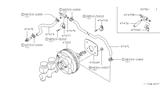 Diagram for 1980 Nissan 200SX Brake Booster - 47210-N8510