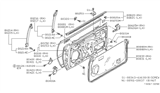 Diagram for 1980 Nissan 200SX Door Moldings - 80820-N8200