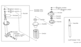 Diagram for 1981 Nissan 200SX Coil Springs - 54010-N8501