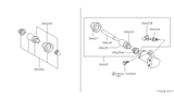 Diagram for Nissan 200SX Clutch Slave Cylinder - 30620-R6400