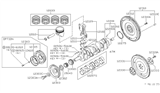 Diagram for 1979 Nissan 200SX Crankshaft Pulley - 12303-W0401