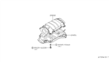 Diagram for Nissan 200SX Catalytic Converter - 20802-N8625