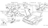 Diagram for 1981 Nissan 200SX Relay - 25230-79901