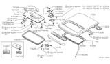 Diagram for 1983 Nissan 200SX Weather Strip - 73873-H9000