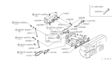 Diagram for Nissan 200SX EGR Valve Gasket - 14720-D8101