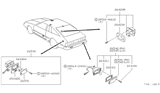 Diagram for 1982 Nissan 200SX Interior Light Bulb - 26590-N8200