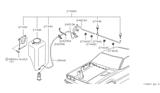 Diagram for Nissan 200SX Washer Reservoir - 28910-N8300