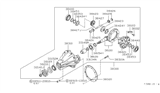 Diagram for Nissan 200SX Pinion Washer - 38426-04100