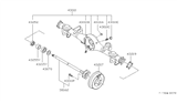 Diagram for Nissan Datsun 810 Brake Disc - 43206-N9501