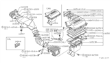 Diagram for 1986 Nissan Stanza Air Filter - 16546-N4200