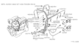 Diagram for Nissan 200SX Spark Plug Wire - 22450-N8525