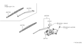 Diagram for Nissan 200SX Wiper Motor - 28710-N9400