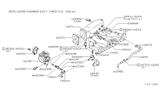 Diagram for 1985 Nissan 720 Pickup EGR Valve - 14890-N8500