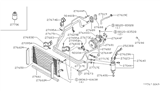 Diagram for Nissan 720 Pickup HVAC Pressure Switch - 27648-U8710