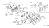 Diagram for 1979 Nissan 200SX Oil Pressure Gauge - 25032-N8501