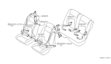 Diagram for 1983 Nissan 200SX Seat Belt - 88820-D8100