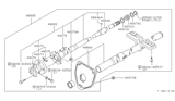 Diagram for 1980 Nissan 200SX Intermediate Shaft - 48820-N8500