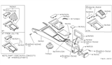 Diagram for 1981 Nissan 200SX Center Console Base - 96911-N8305