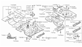 Diagram for 1979 Nissan 200SX Body Mount Hole Plug - 86350-00100