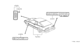 Diagram for 1980 Nissan 200SX Emblem - 84894-N8500