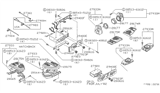 Diagram for Nissan 200SX Car Speakers - B8137-N8460
