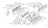 Diagram for 1979 Nissan 200SX Instrument Cluster - 24850-N8510