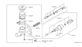 Diagram for Nissan 720 Pickup Clutch Master Cylinder - 30610-Q2101
