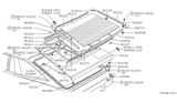 Diagram for 1983 Nissan 200SX Door Seal - 90830-N8501