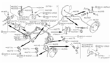 Diagram for Nissan 200SX Brake Line - 46242-N8700