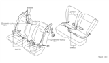 Diagram for 1979 Nissan 200SX Seat Belt - 88870-N8518