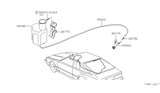 Diagram for Nissan 200SX Washer Reservoir - 28950-N8510