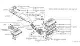 Diagram for 1981 Nissan 200SX Air Duct - 16578-N8560