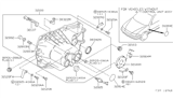 Diagram for 1996 Nissan 200SX Back Up Light Switch - 32005-70E10