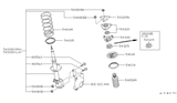 Diagram for Nissan Coil Springs - 54010-4B022