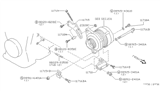 Diagram for Nissan Sentra Alternator Bracket - 11910-0M300