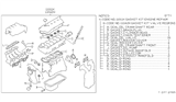 Diagram for 1996 Nissan Sentra Cylinder Head Gasket - 10101-0M725