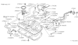 Diagram for 1996 Nissan Sentra Fuel Pump - 17042-4B000