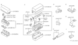 Diagram for Nissan 200SX Fuse Box - 24311-0M000