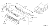 Diagram for 1999 Nissan 200SX Weather Strip - 66830-4B000