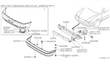 Diagram for 1996 Nissan Sentra Bumper - F2022-1M225