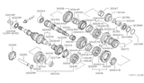 Diagram for 1996 Nissan Sentra Reverse Idler Gear - 32280-2J700