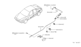 Diagram for 1999 Nissan 200SX Fuel Door Release Cable - 84650-1M200