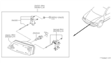 Diagram for 1999 Nissan 200SX Headlight - 26014-8Z000