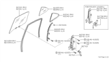 Diagram for 1996 Nissan Sentra Window Crank Handles - 80760-0M014