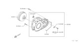 Diagram for Nissan 200SX Bellhousing - 31300-31X12