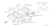 Diagram for 1999 Nissan 200SX Body Mount Hole Plug - 74849-4B030