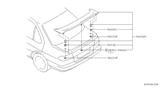 Diagram for Nissan Sentra Spoiler - 96030-8B925