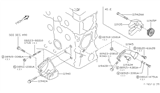 Diagram for 1996 Nissan Sentra A/C Idler Pulley - 11925-2M300