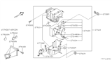 Diagram for 1999 Nissan 200SX A/C Expansion Valve - 92200-8B700